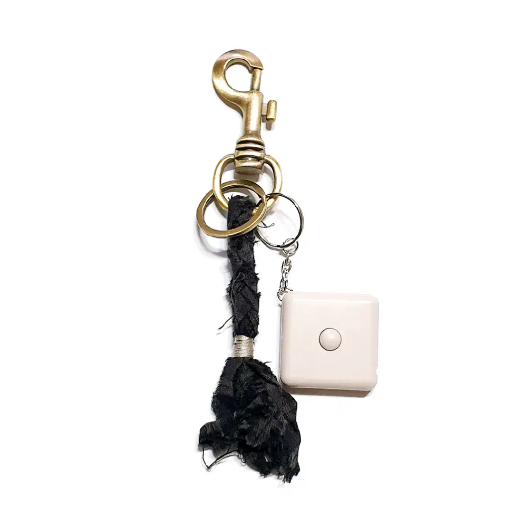 PARACHNE Weaving Key Chain BLACK CHECK