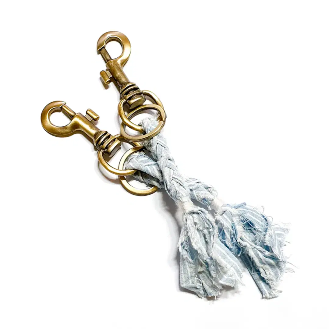 PARACHNE Weaving Key Chain CHAMBRAY