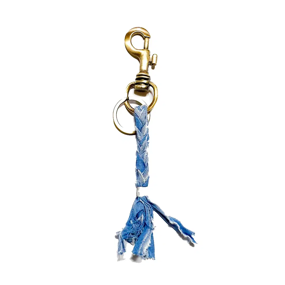 PARACHNE Weaving Key Chain DENIM