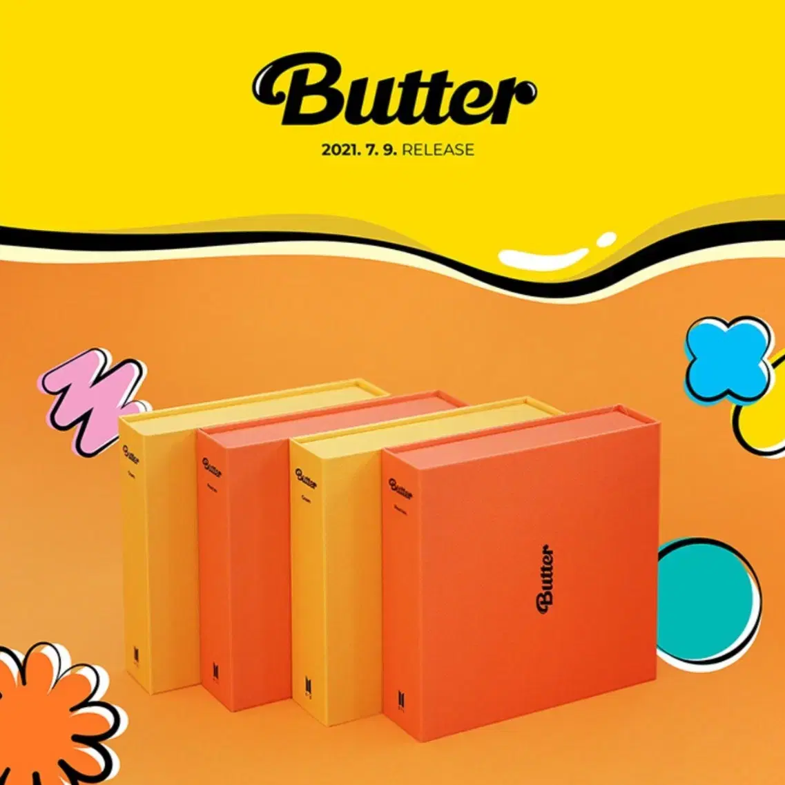 방탄 버터 CD 미개봉 세트 BTS Butter