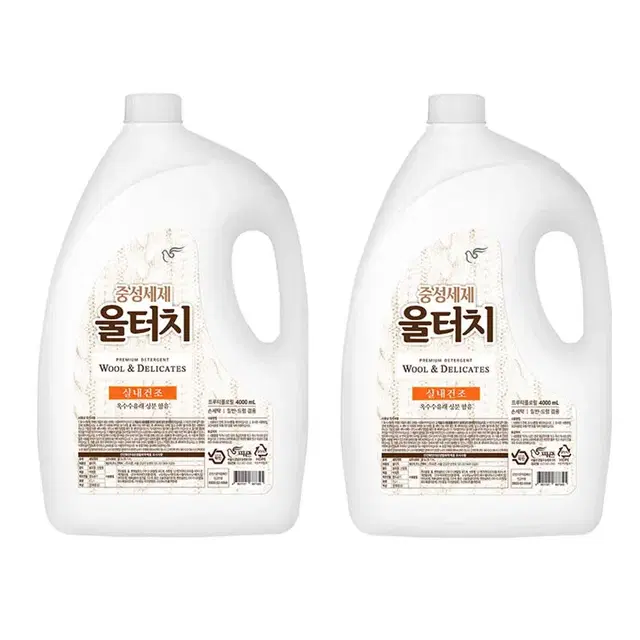 무료배송-피죤 울터치 중성세제 4L 2개