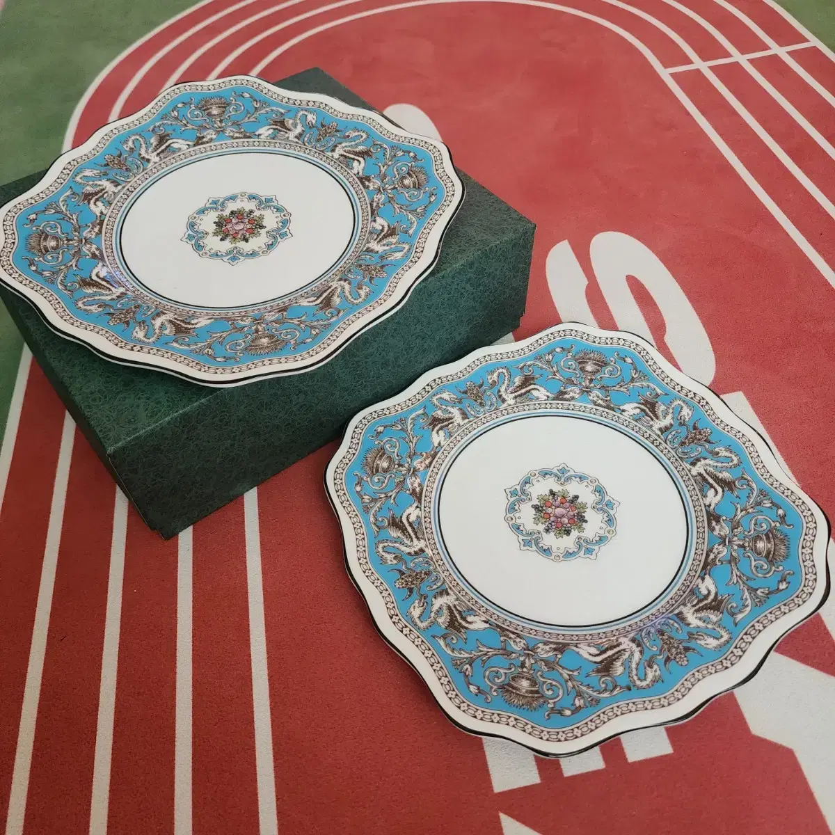 웨지우드 WEDGWOOD 플로렌틴 디저트접시 2set