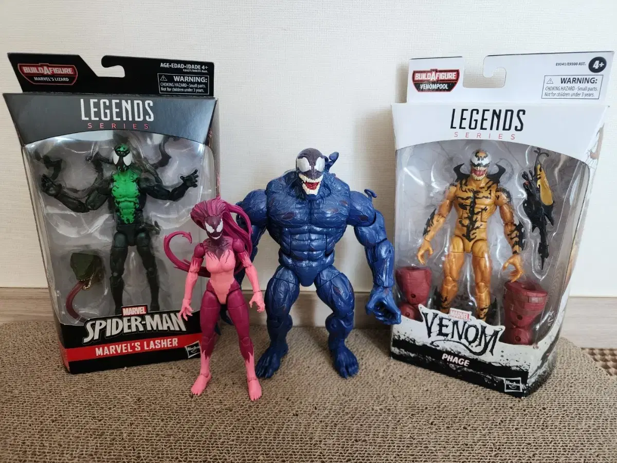 Marvel Venom Symbiote Life Foundation 4-Piece Set Figures