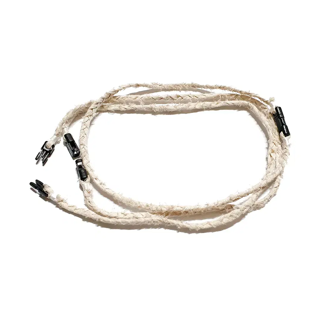 PARACHNE Weaving Necklace BEIGE LINEN