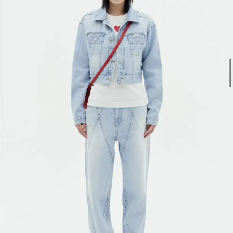 마뗑킴 MATIN KIM ICY WASHING DIA DENIM PANT