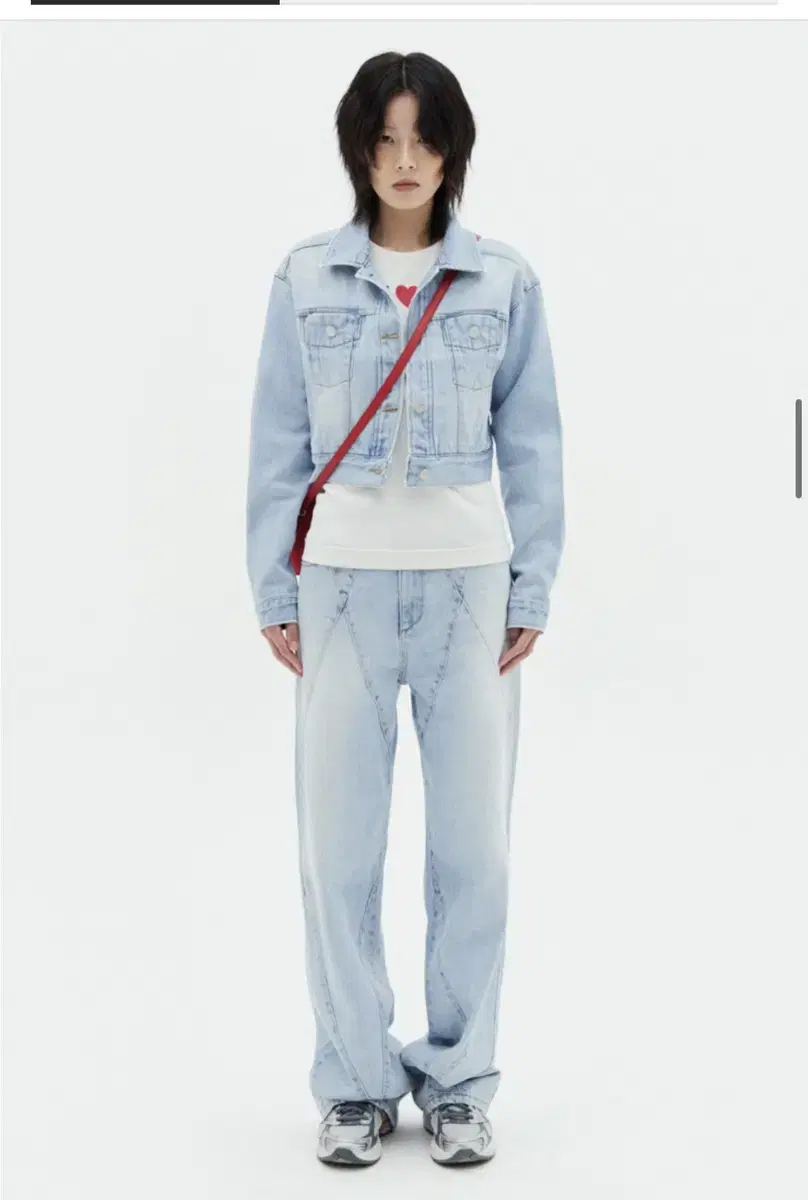 마뗑킴 MATIN KIM ICY WASHING DIA DENIM PANT