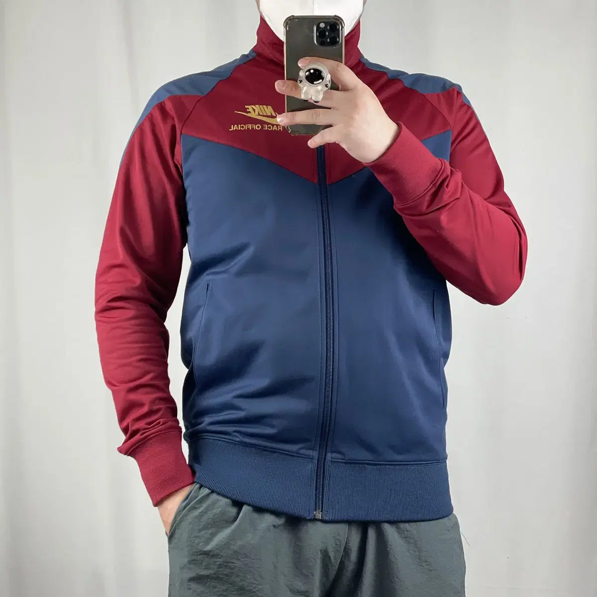 Nike Burgundy Navy Training Jersey XL .240515