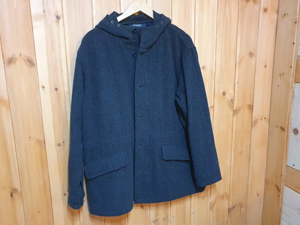 Polo Ralph Lauren Overcoat Hooded Woolen Coat Vintage 100 to 105