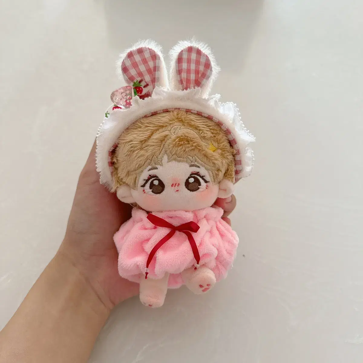 10cm 인형옷 로즈레빗sp 스트로베리 밀크 양도