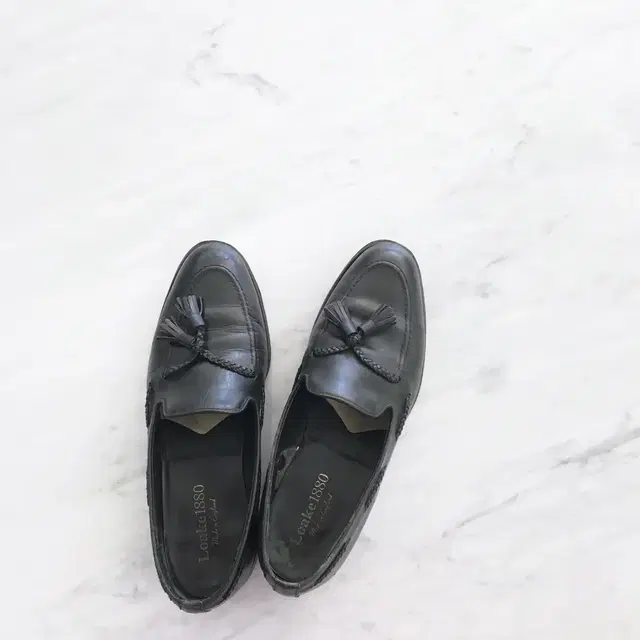 Loake 1880 템플 블랙 테슬 로퍼 270 275 mm