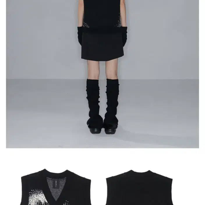 나체 니트 조끼 DIMINUENDO KNIT VEST (UNISEX)