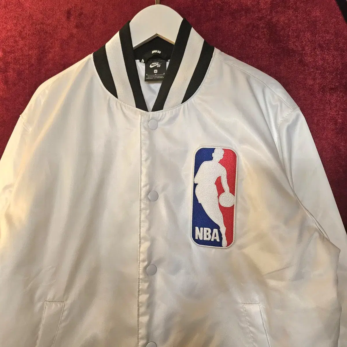 나이키SB X NBA 바시티자켓(한정판) M size(95)