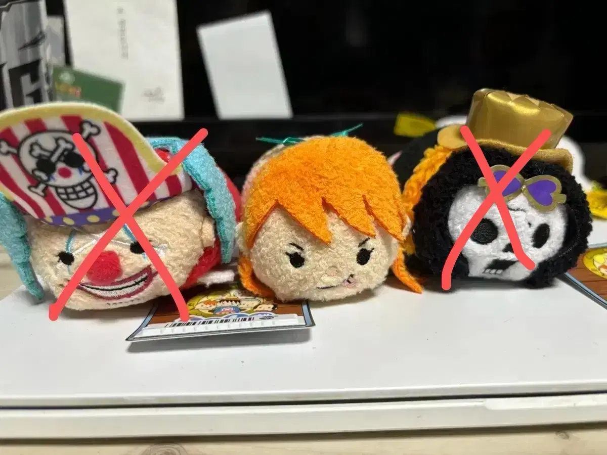 Unused) ONEPIECE Tsum Tsum Tsum Something Plush doll 3 pieces