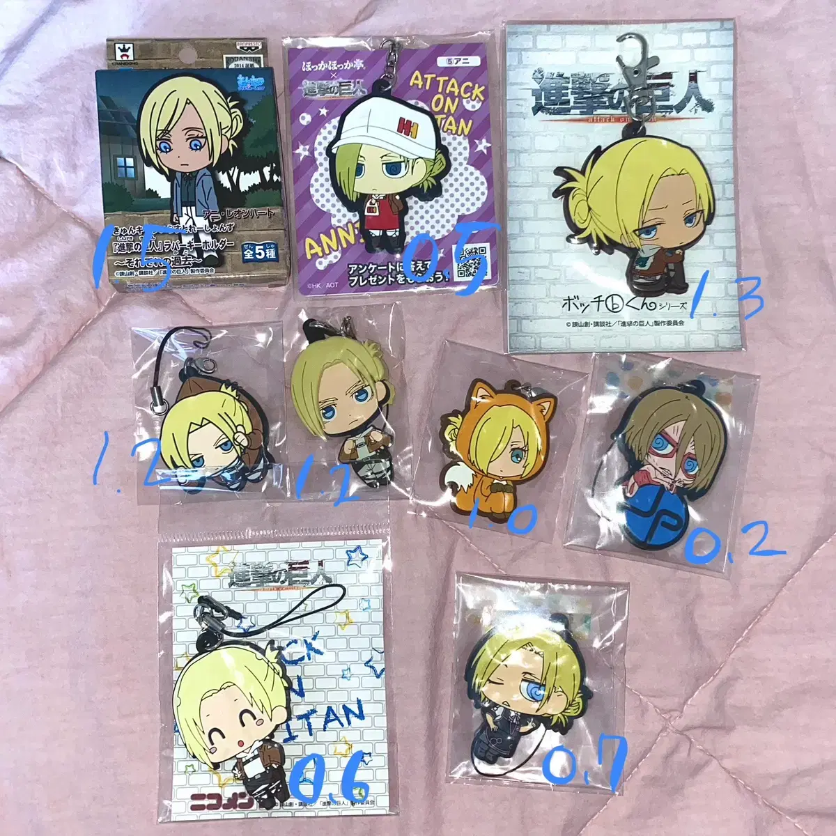 Attack on Titan Annie Rubber Strap Merchandise