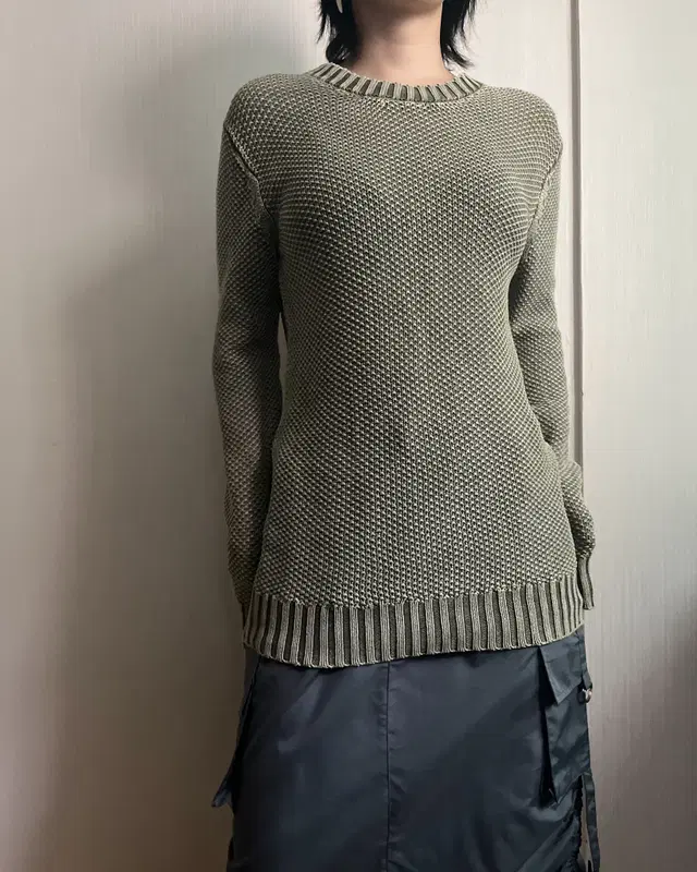 Washing waffle knit