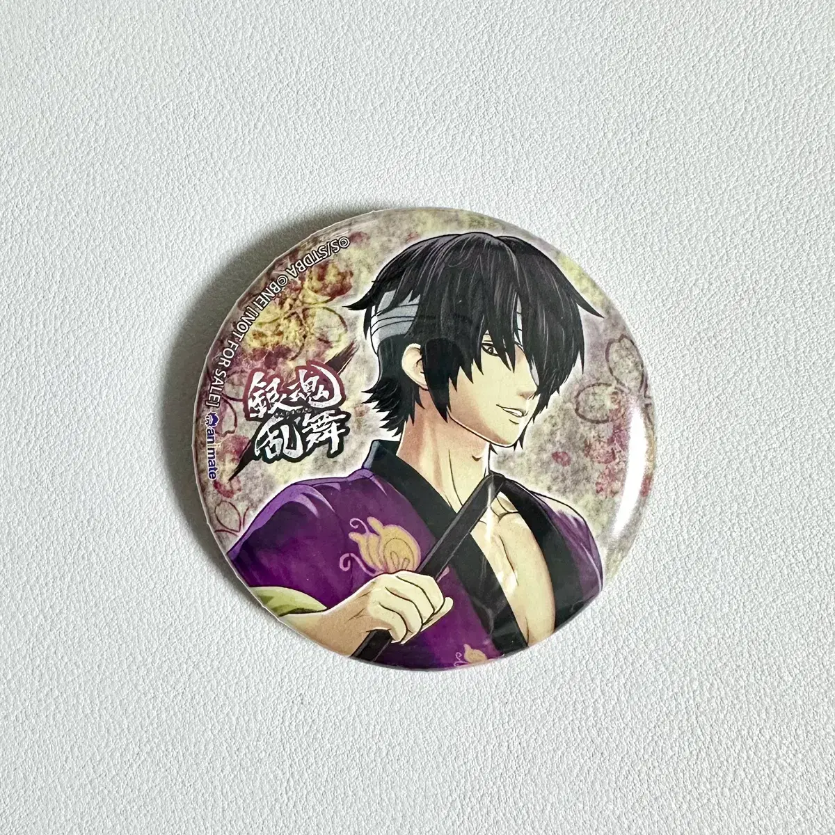 Gintama Takasugi Shinsuke Can Badge Gintama Nanmu Pre-order Benefit