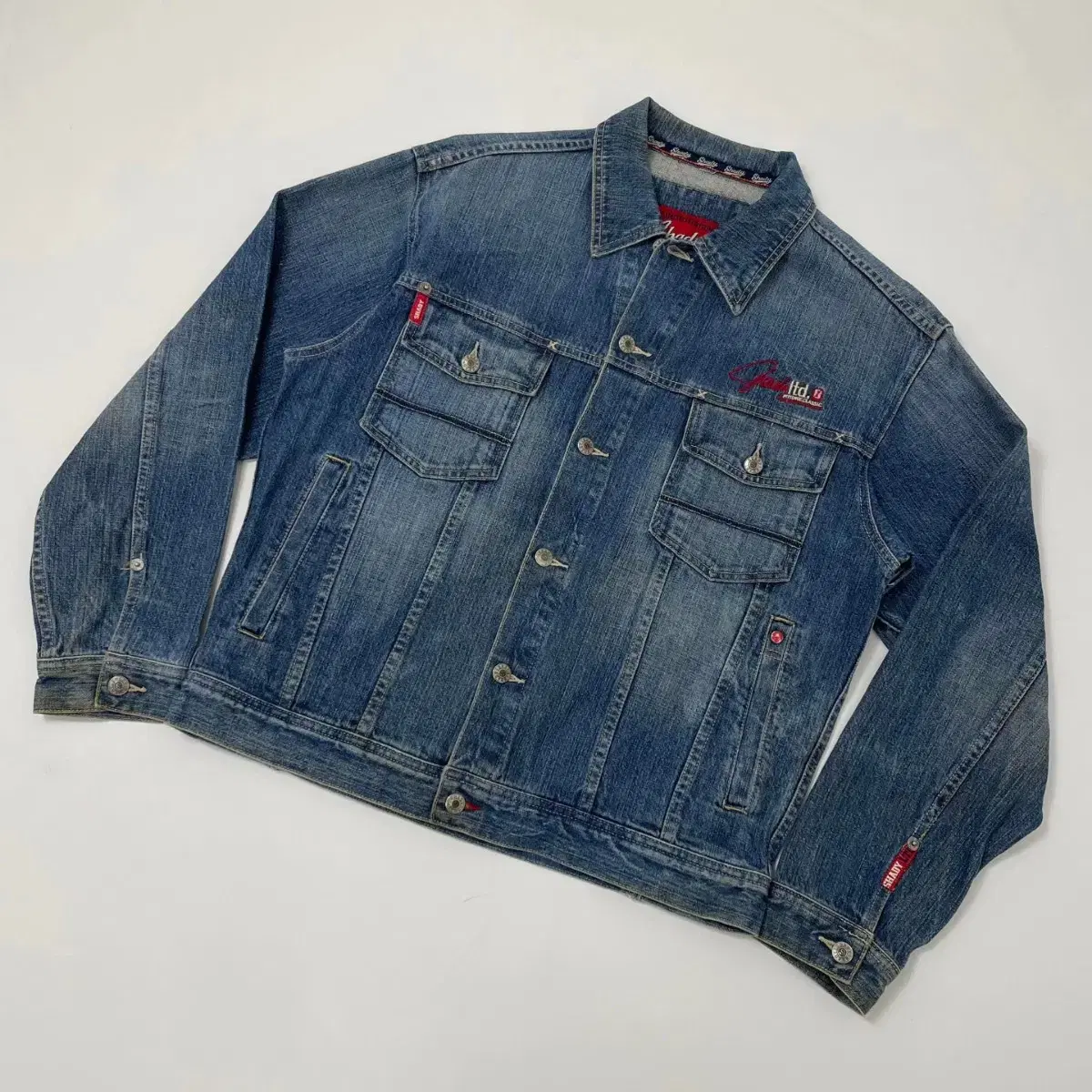 shady ltd Street Denim Jacket Blue Jacket