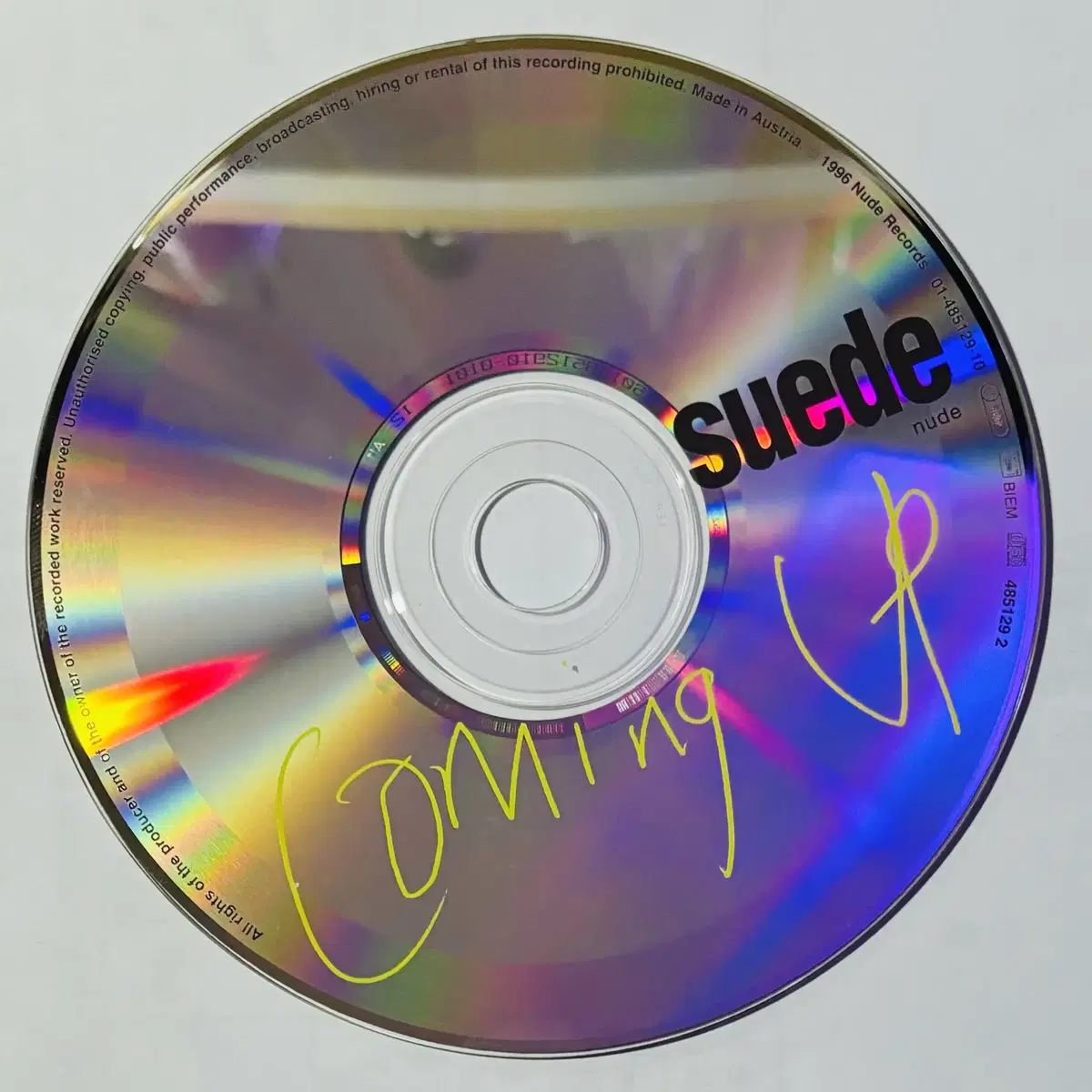 Suede - Coming Up (CD) 유럽반 초판 EX+