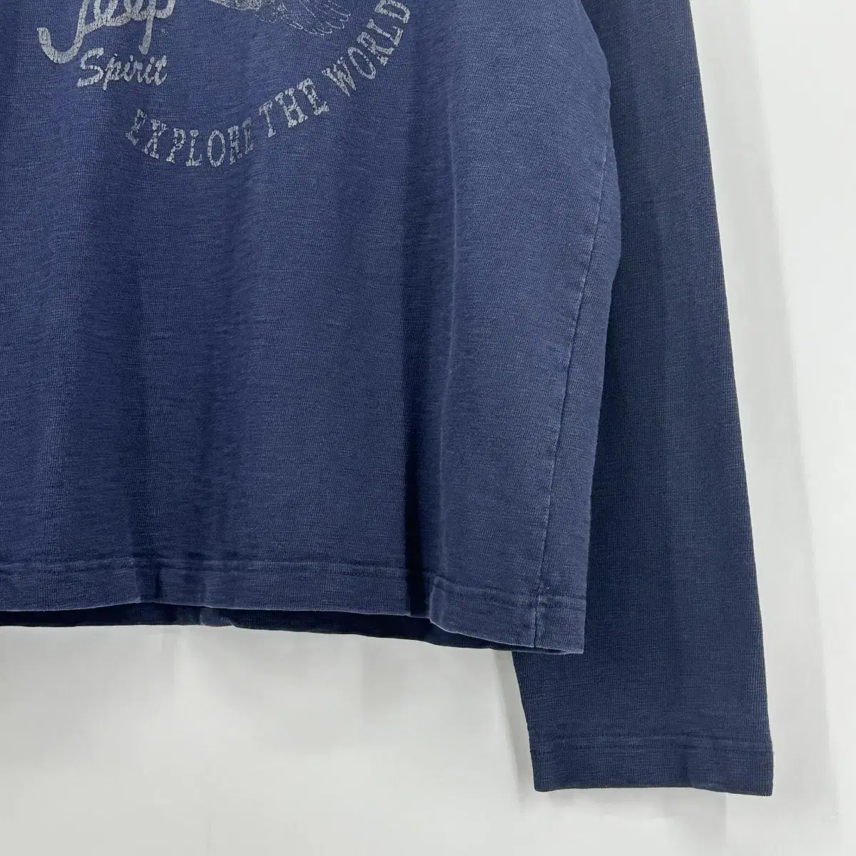 JEEP 지프 긴팔 티셔츠 (L size / NAVY)