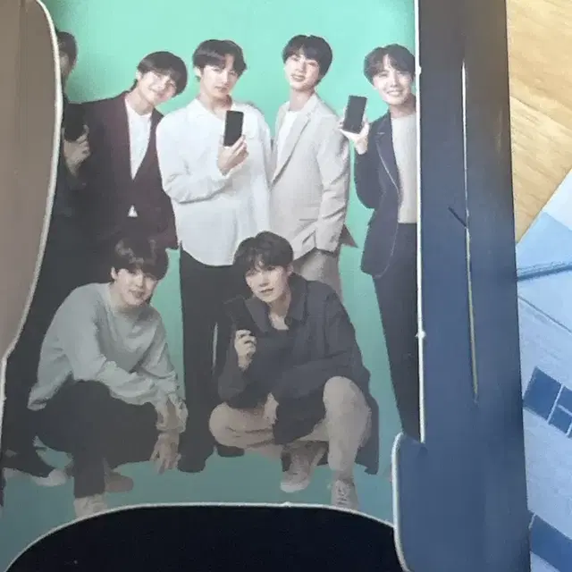 LG 방탄 콜라보 포카