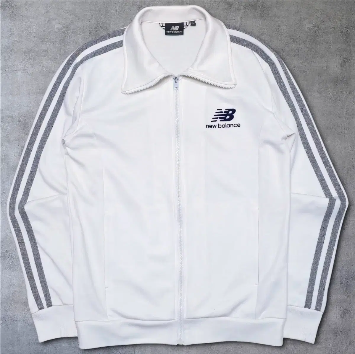 new balance white.gray tracktop [L]