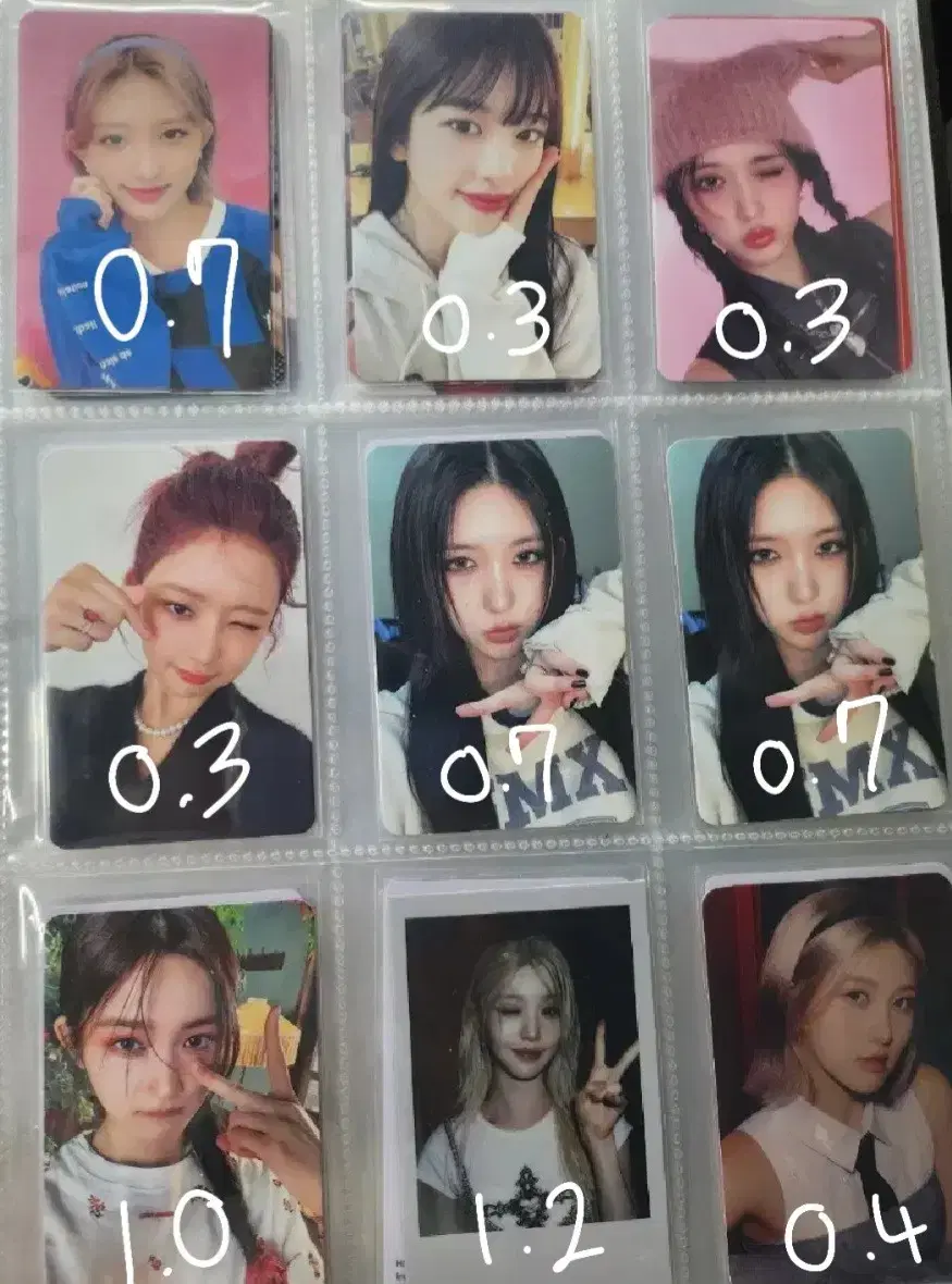 ive yujin gaeul lay wonyoung liz leeseo photocard switchmine fan con seasons greetings