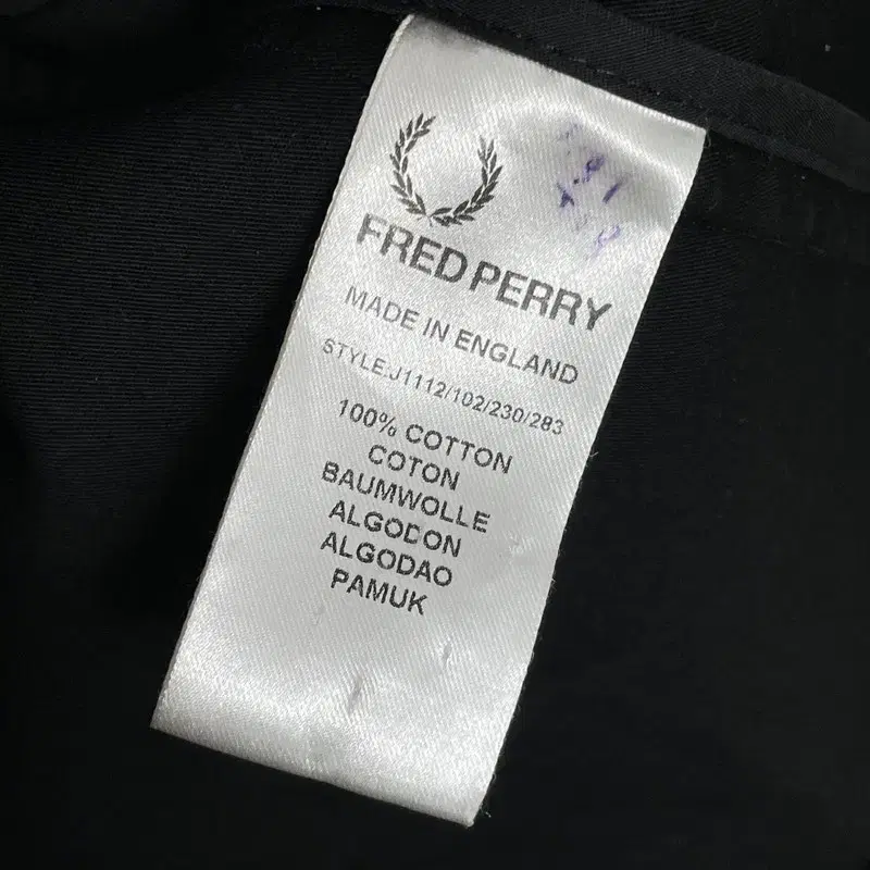 FRED PERRY 프레드페리 왁스 코트 자켓