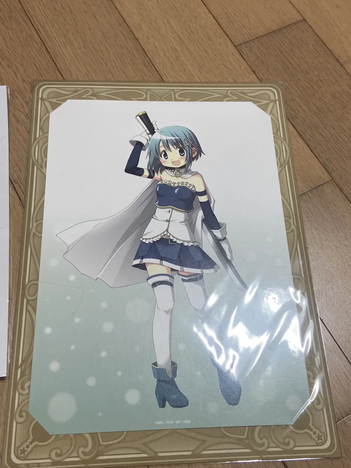 Magical Girl Kuji Madoka Magica Miki Sayaka C-phase B5 Paper Portrait Poster