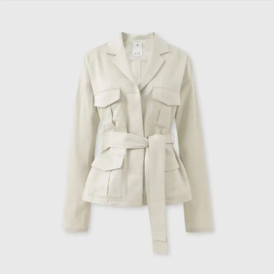 SIE Sierene belted jacket mild cream S