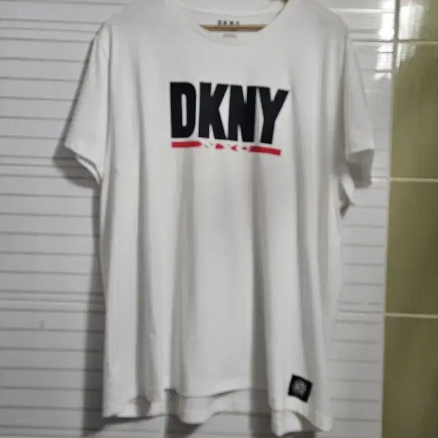 DKNY 로고 면 라운드티 XXL(110)