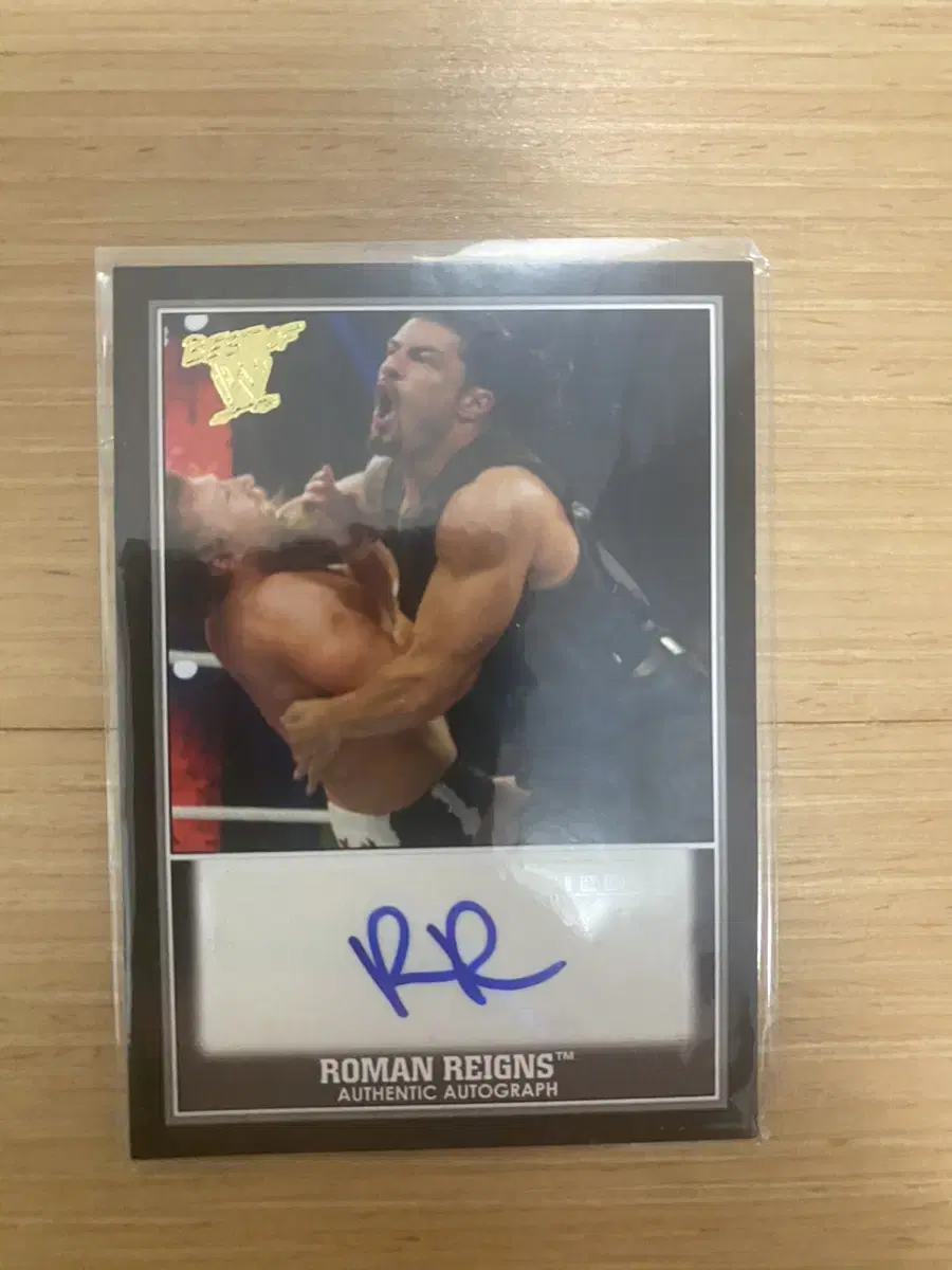 WWE topps 로만 레인즈 루키 오토 카드 roman reigns r