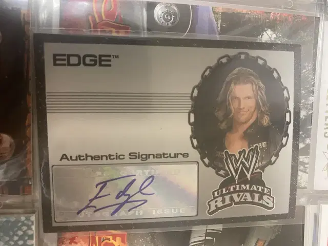 WWE topps 레슬링 엣지 오토 카드 Edge auto card