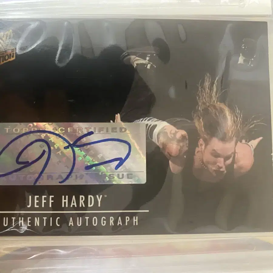 WWE Topps 레슬링 제프하디 jeff hardy 오토 카드