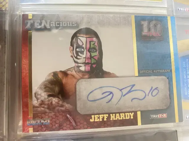 TNA WWE 제프하디 jeff hardy 오토 카드100장 한정