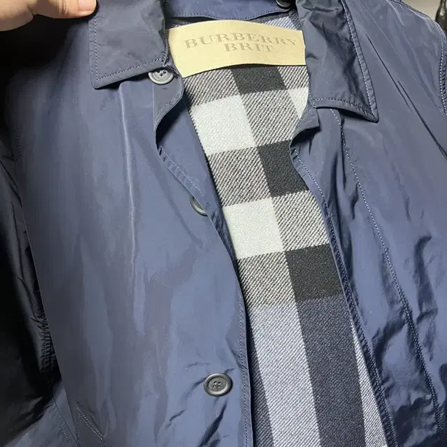 Burberry Brit 버버리 숏 트렌치 네이비 s/p