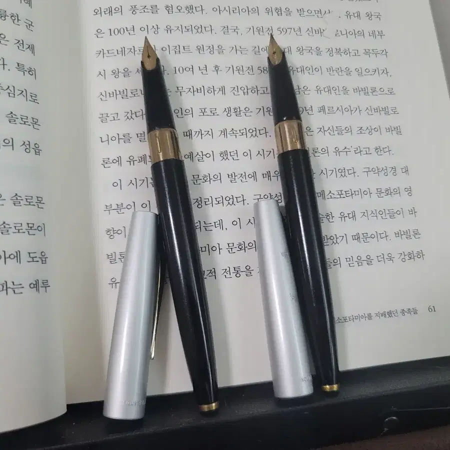 50년대 일본 만년필 2점 - F굵기