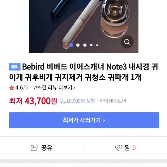 내시경 귀이개