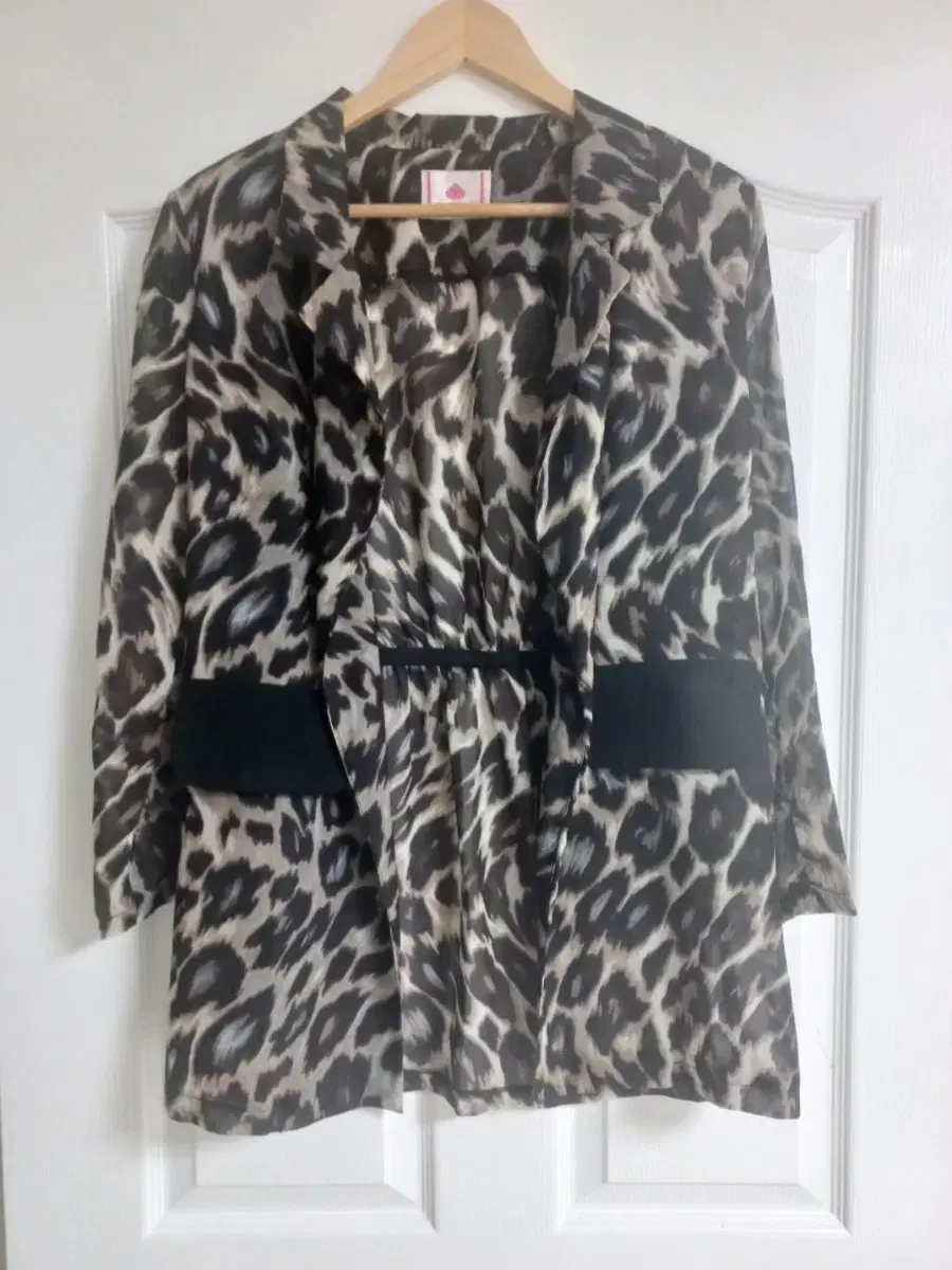 Chiffon Leopard Cardigan Closeout