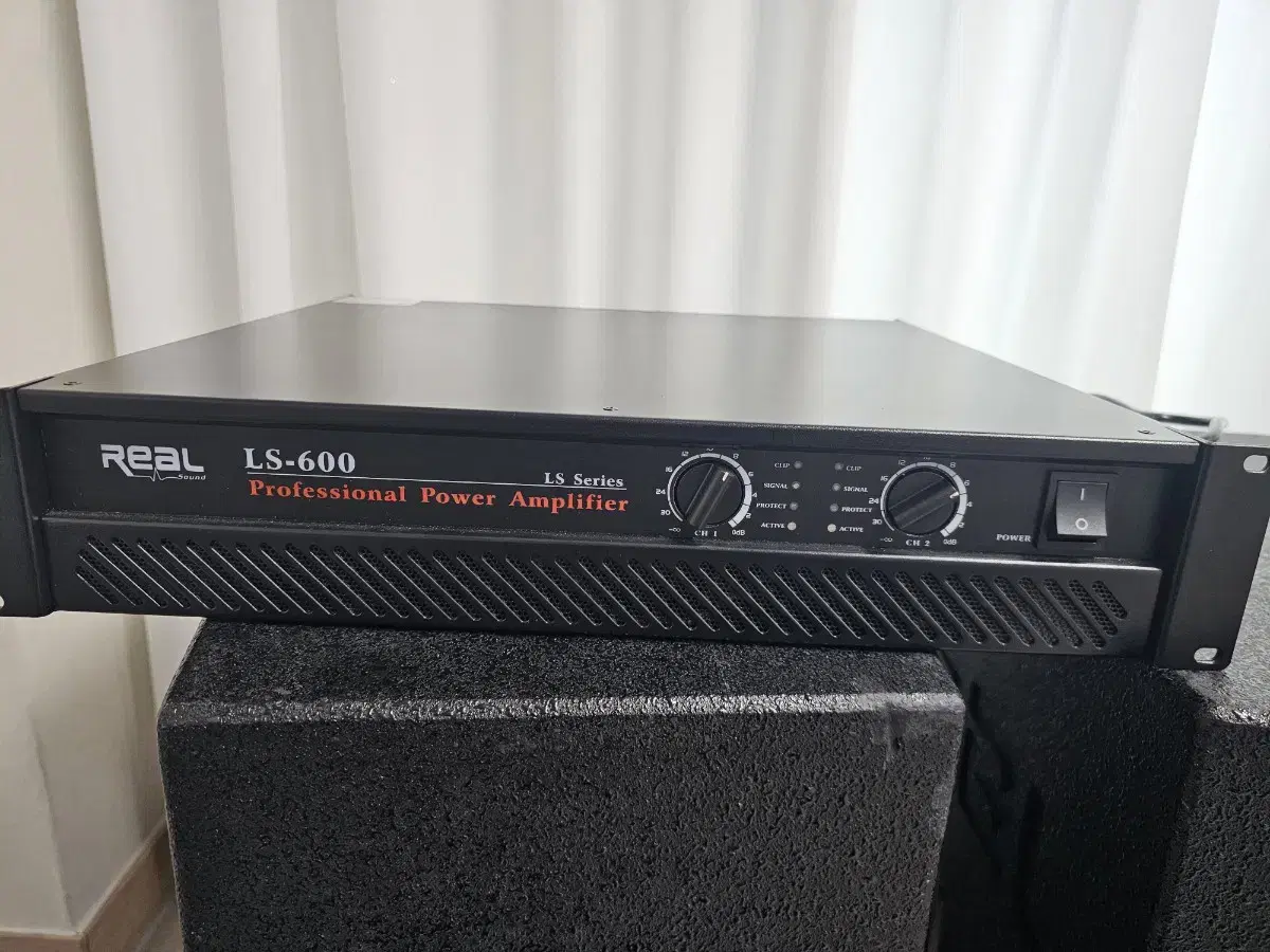 Real L600파워앰프600wx2