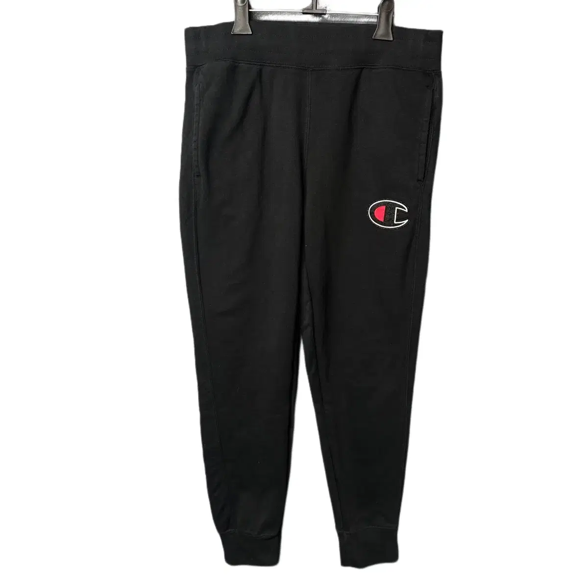 M Champion Logo Black Training Jogger Pants