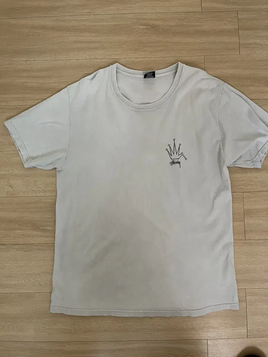 [L]Stussy Broken Crown T-Shirt White