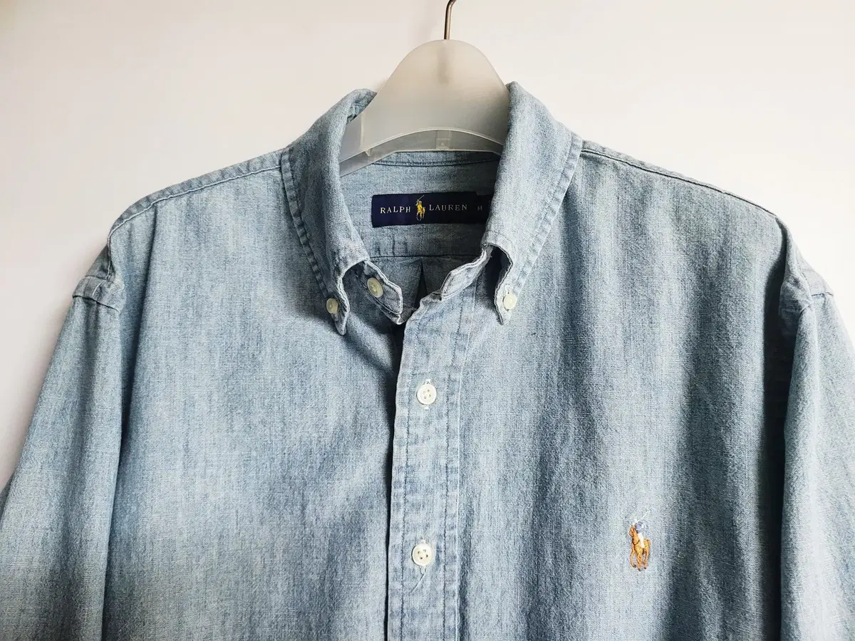 Polo Ralph Lauren Light Blue Chambray Shirt M POL1054/D