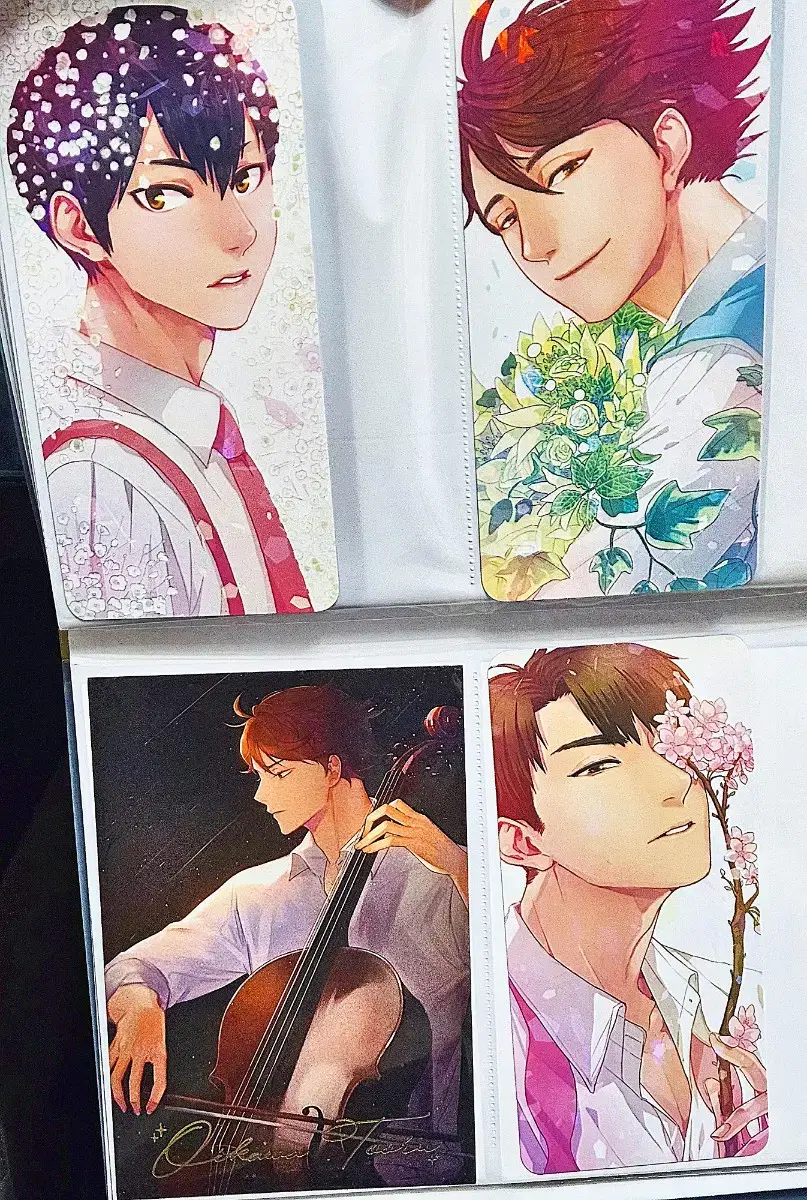 [32장일괄 택포 0.8]haikyuu unofficial goods postcard,카드덱