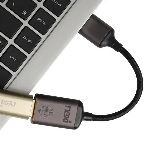 USB C type to 디스플레이포트 1.4ver 케이블형 무전원컨버터