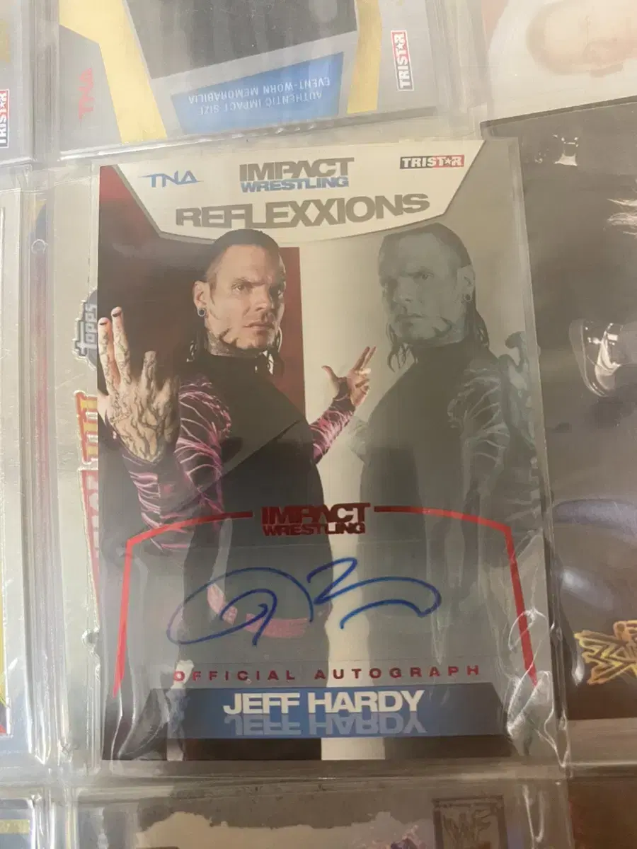 TNA WWE 레슬링 제프하디 jeff hardy 오토 카드25장 한정