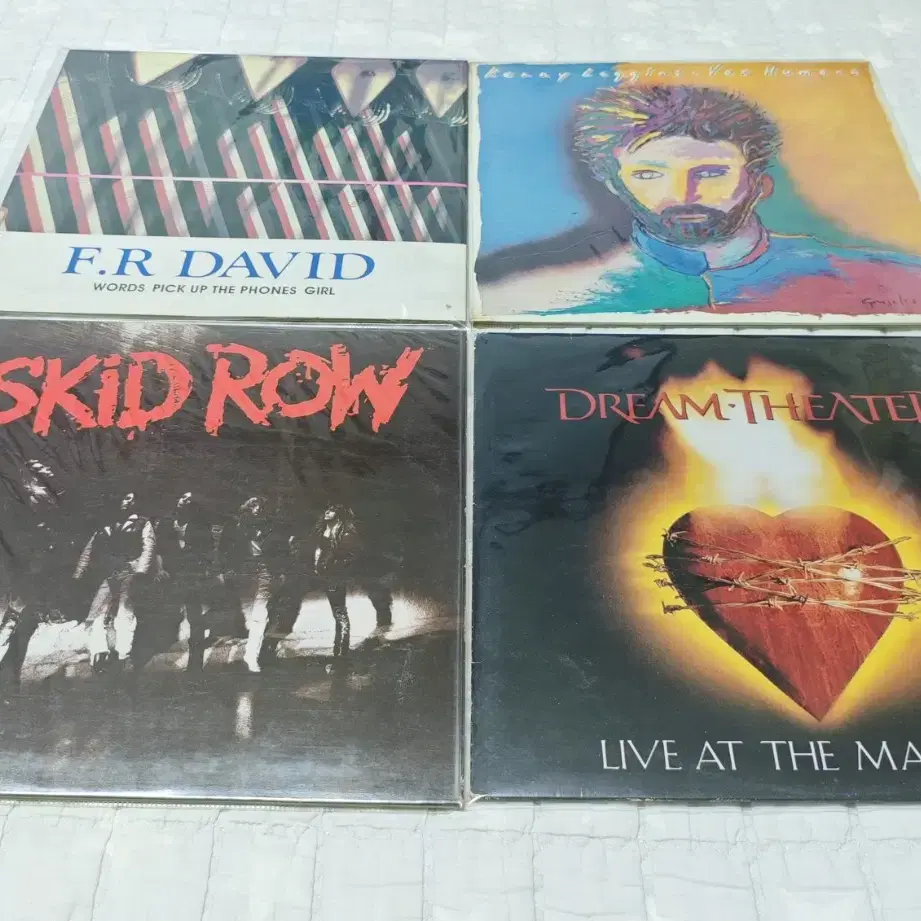 중고 LP Dream Theater, Skid Row 외 다수