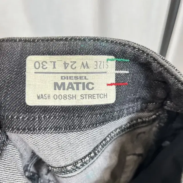 디젤 여자 빈티지 MATIC 흑청바지 24인치 K01069