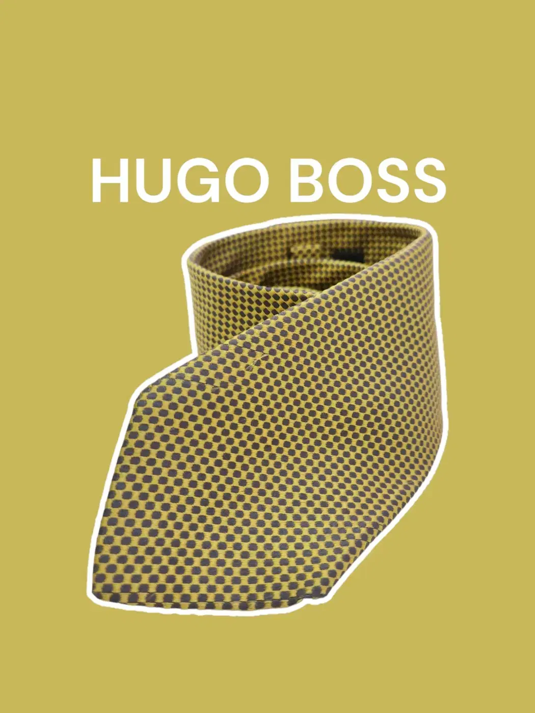 HUGO BOSS Tie Yellow