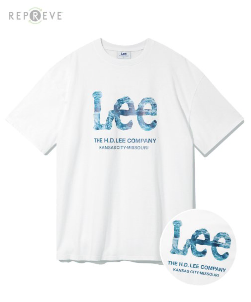 Lee Ocean Twitch Logo T-Shirt White L