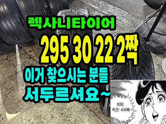 렉사니타이어 295 30 22 2짝.2953022.